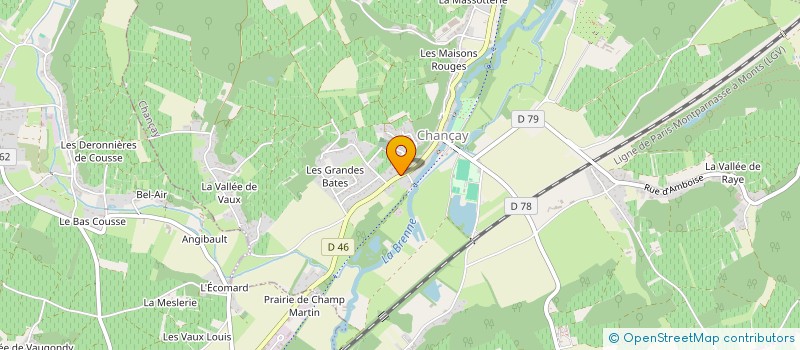 localisation de l'entreprise CUMA LA CHANCEENNE  CHANCAY