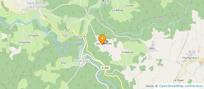 localisation de l'entreprise CUMA LA CHASTELLOISE à NOVACELLES