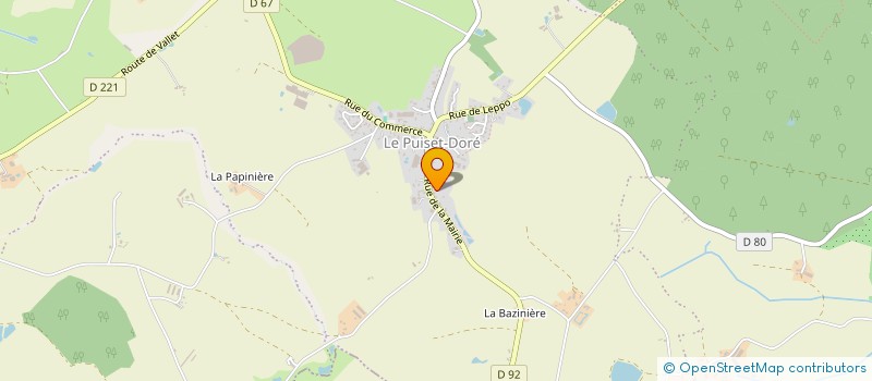 localisation de l'entreprise CUMA LA CHAUSSAIROISE à MONTREVAULT-SUR-EVRE