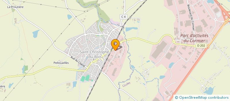 localisation de l'entreprise CUMA LA CHRISTOPHINE à SAINT-CHRISTOPHE-DU-BOIS