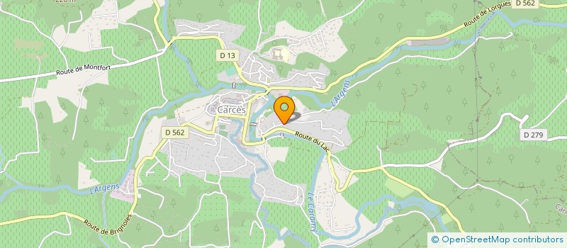 localisation de l'entreprise CUMA LA CONDAMINE à LE THORONET