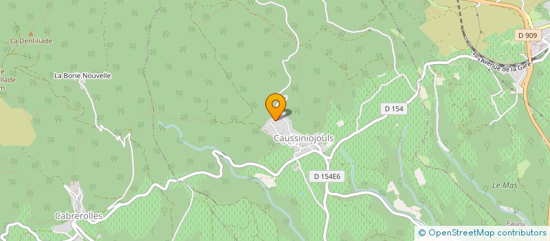 localisation de l'entreprise CUMA LA COQUILLADE  CAUSSINIOJOULS