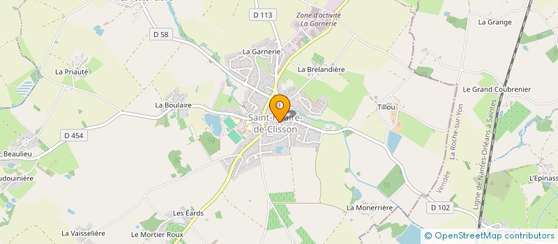 localisation de l'entreprise CUMA LA CORDIALE  SAINT-HILAIRE-DE-CLISSON