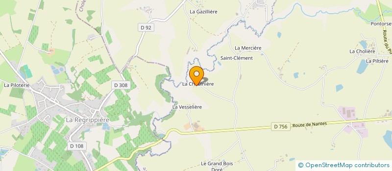 localisation de l'entreprise CUMA LA COURASSIERE à MONTREVAULT-SUR-EVRE
