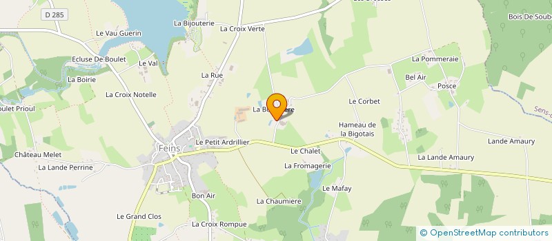 localisation de l'entreprise CUMA LA DYNAMIQUE à FEINS