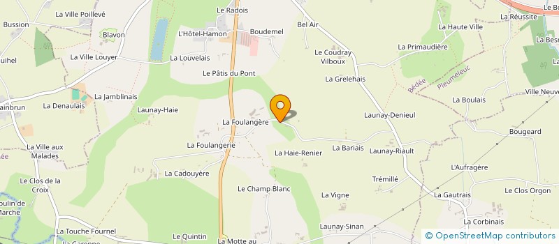 localisation de l'entreprise CUMA LA DYNAMIQUE à BEDEE