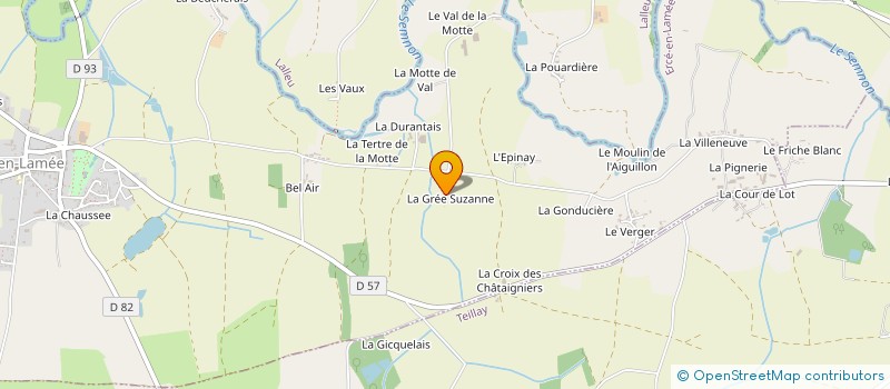 localisation de l'entreprise CUMA LA FLEUR DU SEMNON  ERCE-EN-LAMEE