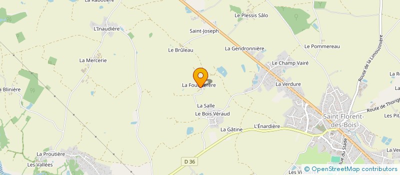 localisation de l'entreprise CUMA LA FOUQUERERE  CHATEAU-GUIBERT