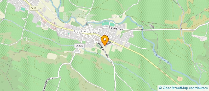 localisation de l'entreprise CUMA LA FUGITIVE à RIEUX-MINERVOIS