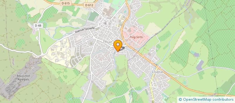 localisation de l'entreprise CUMA LA GARRIGUE  TERRATS