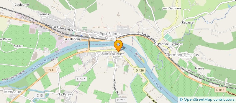 localisation de l'entreprise CUMA LA GASCONNE à MONTESQUIEU