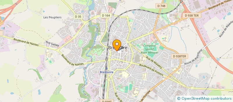 localisation de l'entreprise CUMA LA GIVRAISE  BRESSUIRE