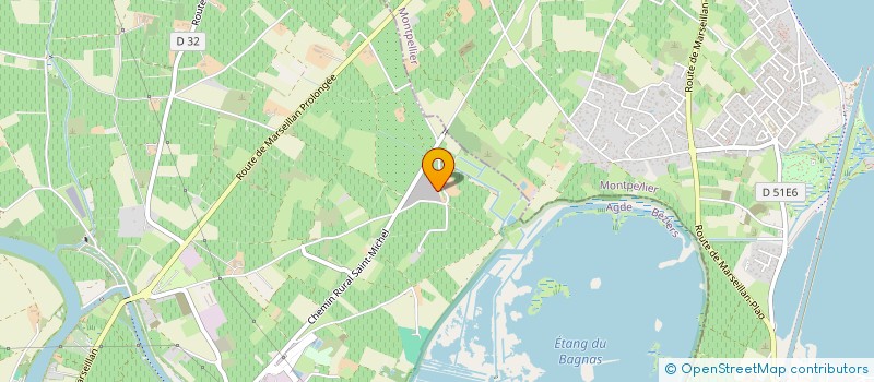 localisation de l'entreprise CUMA LA GRENATIERE  AGDE
