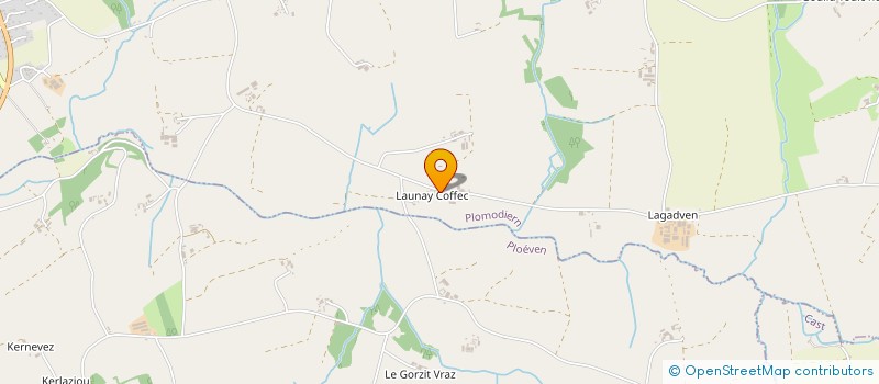 localisation de l'entreprise CUMA LA KERVERN  PLOMODIERN