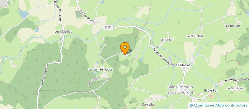 localisation de l'entreprise CUMA LA LIMACE à SAINT-ROMAIN-SOUS-GOURDON