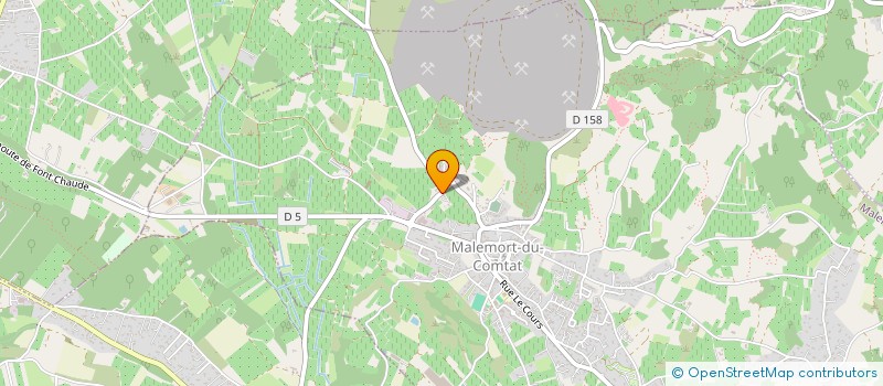 localisation de l'entreprise CUMA LA MALEMORTAISE  MALEMORT-DU-COMTAT