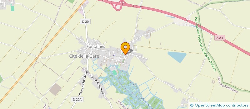 localisation de l'entreprise CUMA LA MOISSON  AUCHAY-SUR-VENDEE