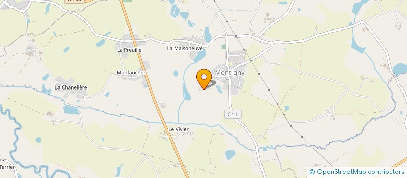 localisation de l'entreprise CUMA LA MONTINOISE à LA FORET-SUR-SEVRE