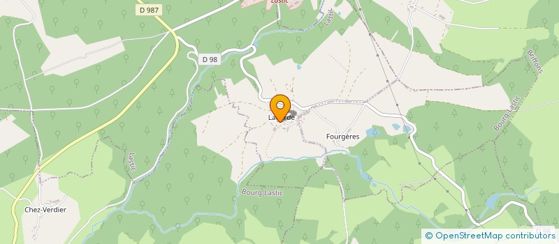 localisation de l'entreprise CUMA LA MOTHE DE LAGARDE  LASTIC