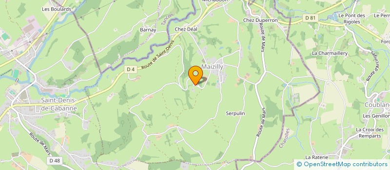 localisation de l'entreprise CUMA LA PANOUILLE  SAINT-DENIS-DE-CABANNE