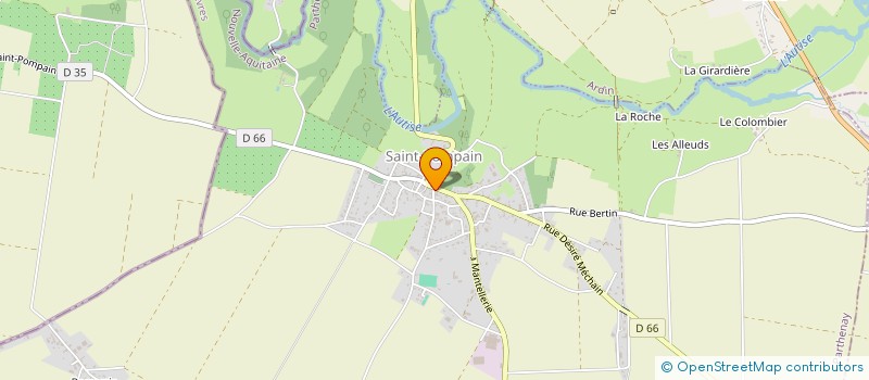 localisation de l'entreprise CUMA LA PIERRE DE ST POMPAIN  SAINT-POMPAIN