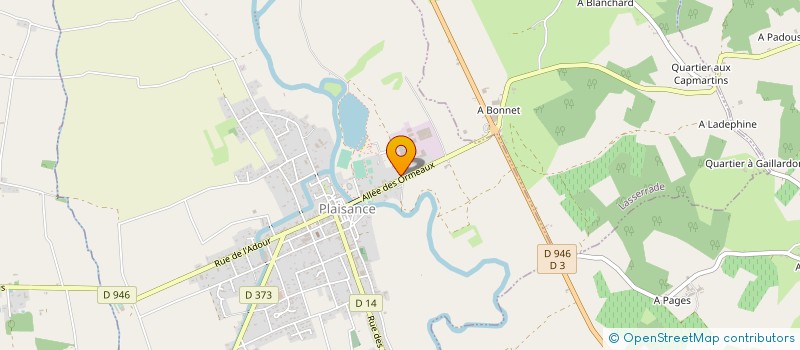 localisation de l'entreprise CUMA LA PLAIMONTAISE  PLAISANCE