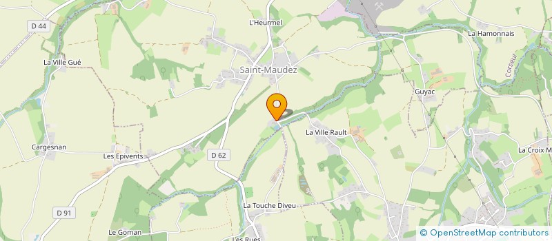 localisation de l'entreprise CUMA LA PLELANNAISE à SAINT-MAUDEZ