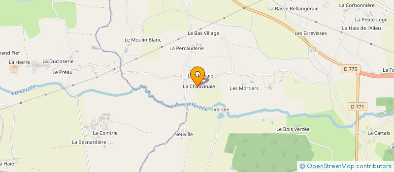 localisation de l'entreprise CUMA LA POUANCEENNE à OMBREE D'ANJOU