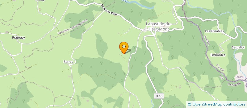 localisation de l'entreprise CUMA LA PRAIRIALE  SENAILLAC-LATRONQUIERE