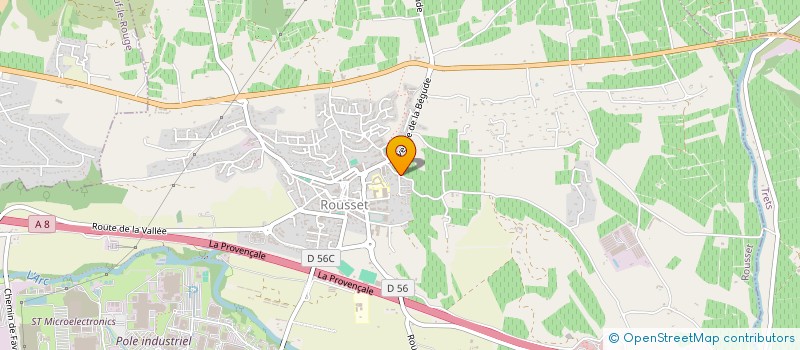 localisation de l'entreprise CUMA LA PROVENCALE à ROUSSET