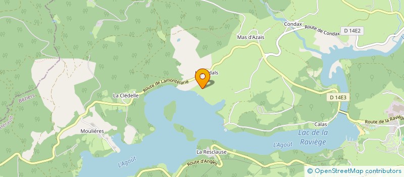 localisation de l'entreprise CUMA LA RAVIEGE  LA SALVETAT-SUR-AGOUT