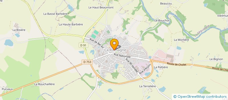 localisation de l'entreprise CUMA LA ROMAINE à LA ROMAGNE