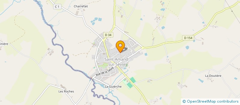 localisation de l'entreprise CUMA LA SEVRE NANTAISE  SAINT-AMAND-SUR-SEVRE