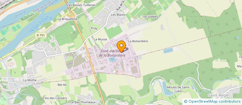 localisation de l'entreprise CUMA LA SILENCIEUSE  POCE-SUR-CISSE