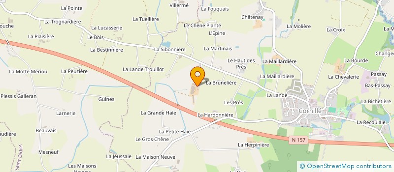 localisation de l'entreprise CUMA LA SOLIDAIRE  CORNILLE