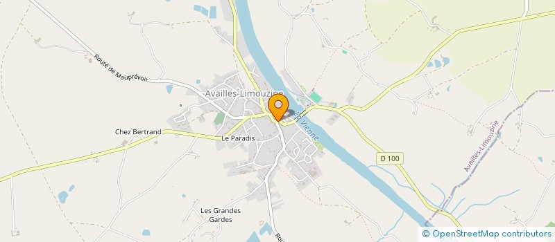 localisation de l'entreprise CUMA LA SOURCE DU CLAIN à PRESSAC