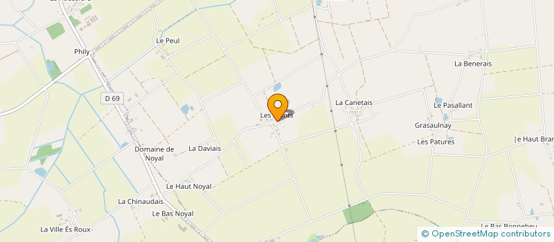 localisation de l'entreprise CUMA LA TEMPLIERE  LA NOE-BLANCHE