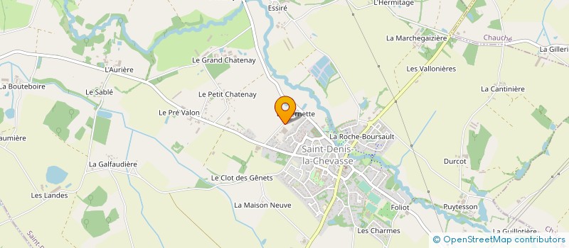 localisation de l'entreprise CUMA LA TRIEUSE à SAINT-DENIS-LA-CHEVASSE