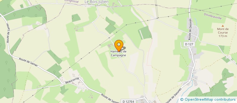 localisation de l'entreprise CUMA LA VALLEE DE LA COURSE  DOUDEAUVILLE