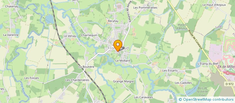 localisation de l'entreprise CUMA LA VALLIERE  FLACEY-EN-BRESSE