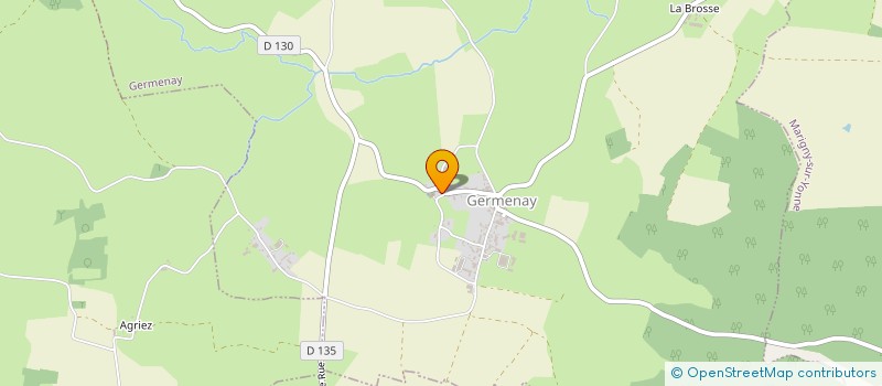 localisation de l'entreprise CUMA LA VAUCREUSE à GERMENAY