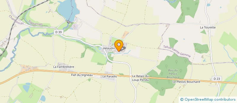 localisation de l'entreprise CUMA LA VELAUDINETTE  BAZOGES-EN-PAREDS