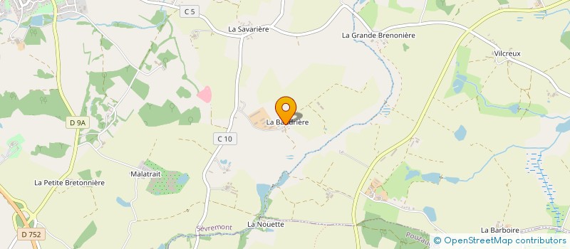 localisation de l'entreprise CUMA LA VERDURE à SEVREMONT