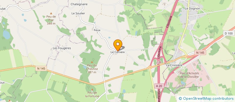 localisation de l'entreprise CUMA LA VIGNE à SAINT-AMAND-MAGNAZEIX
