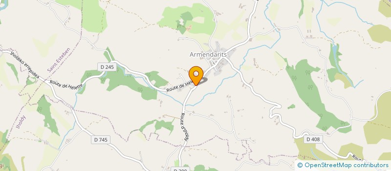 localisation de l'entreprise CUMA LAGUNAK  IHOLDY