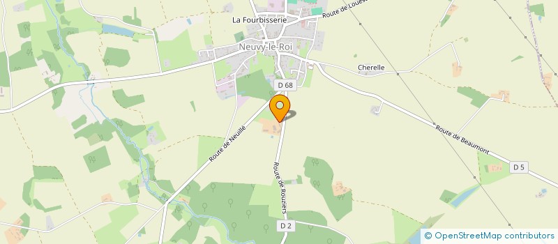 localisation de l'entreprise CUMA LAITIERE à NEUVY-LE-ROI