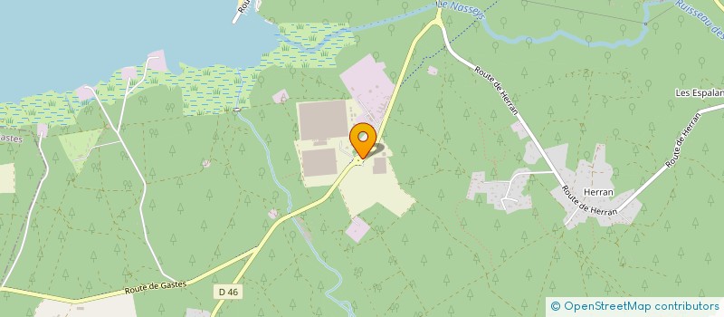 localisation de l'entreprise CUMA LANDES ENVIRONNEMENT  PARENTIS-EN-BORN