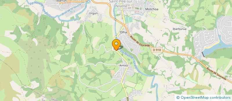 localisation de l'entreprise CUMA LARRUN  SARE