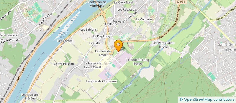 localisation de l'entreprise CUMA LE BOURG  VILLERBON