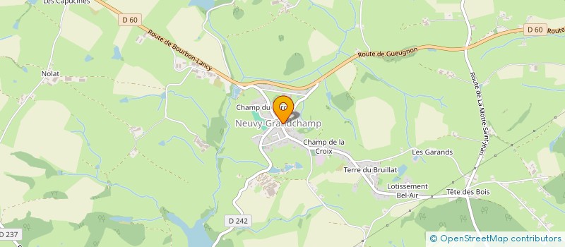 localisation de l'entreprise CUMA LE CHATEAU  CHASSY